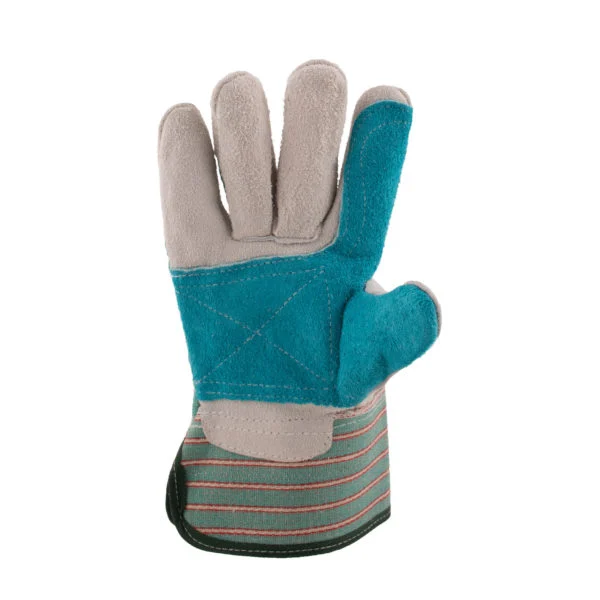 REBEL LEATHER RIGGER CANDY-STRIPED GLOVES - Image 2