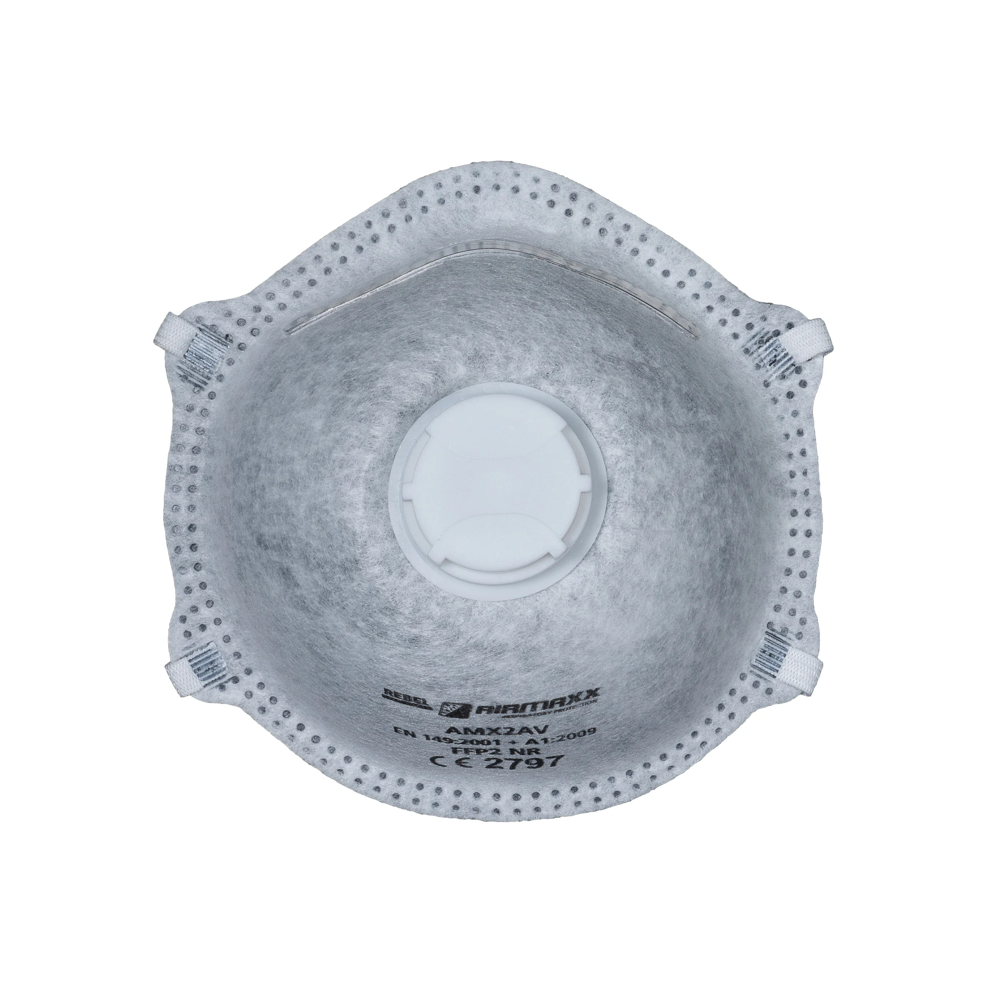 REBEL AMX2AV AIRMAXX FFP2V DUST MASK WITH ACTIVE CARBON AND VALVE